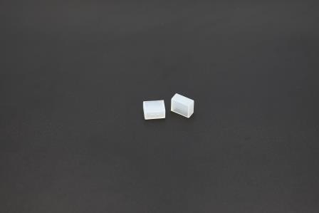 Силиконовая торцевая крышка для LED ленты 8 мм с двумя отверстиями для вывода проводов